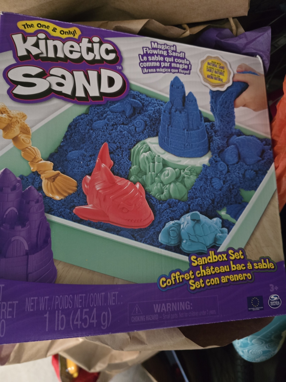 Kids Sandbox Set - Blue with Molds